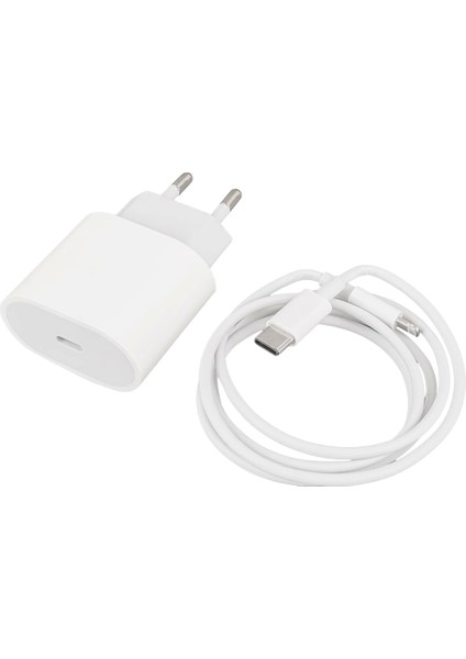WK-21443 Pd-C 20 Watt Type-C Şarj Başlık Adaptörü + Type-C To Lıghtnıng Kablo (No:9) fırsatları
