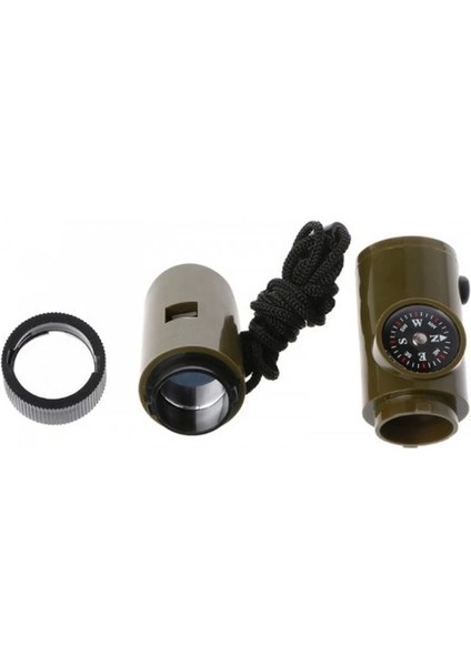 Çok Fonksiyonlu Askeridüdük Pusula Termometre ile LED Işık