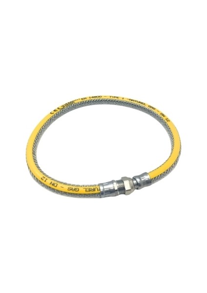 75CM Flex Doğalgaz Hortumu Çelik Örgülü