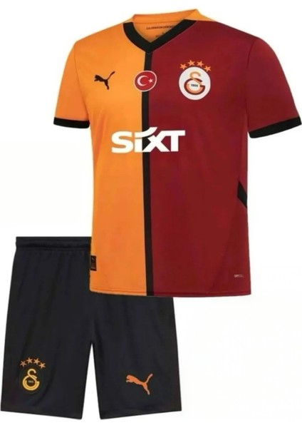 Galatasarây// 2024/25 Sarı Kımızı Isimsiz Çocuk Forması