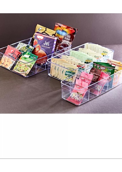 Clear 5 Bölmeli Organizer Orta Boy 1 Adet NEMERE-EP-638
