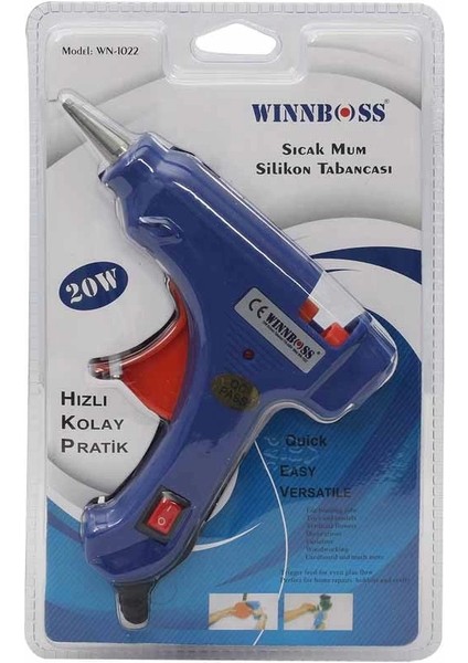 Wınnboss WN-1022 / WN-1122 - 20 Watt Anahtar Küçük Silikon Tabancası