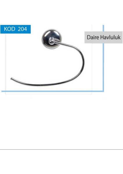 Daire Metal Havluluk NEMERE-TAÇ204