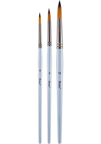 Brons BR-2206 Sentetik Fırça Set 7