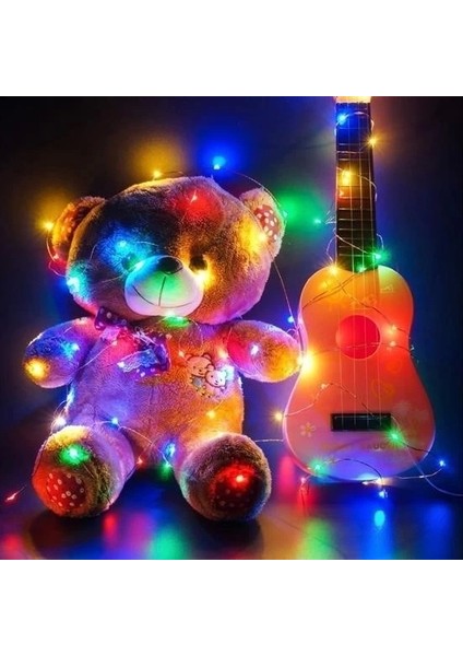 Pilli Dekoratif Peri LED Işık 3 Metre (Rgb) Gaming Aydınlatma