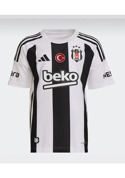 Bêşiktâş // 2024/25 Çubuklu Siyah Beyaz Quaresma Çocuk Forması