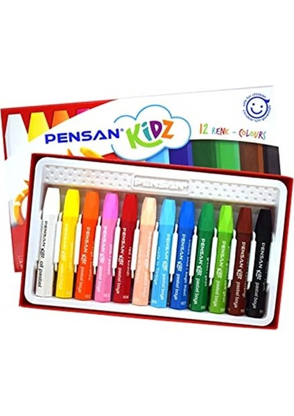 Pensan Kidz Pastel Boya 12 Renk