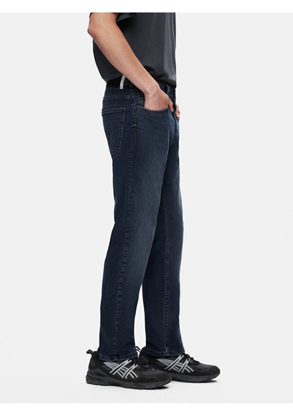 Erkek Paul P Düz Paça Orta Bel Jean Pantolon fırsatları