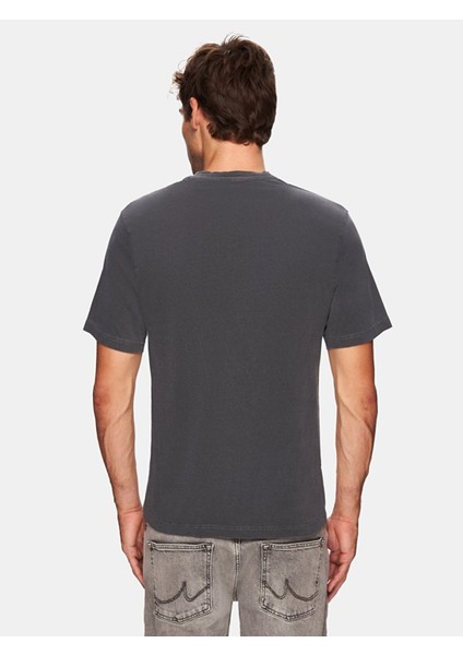 Erkek Loose Antrasit T-shırt modelleri