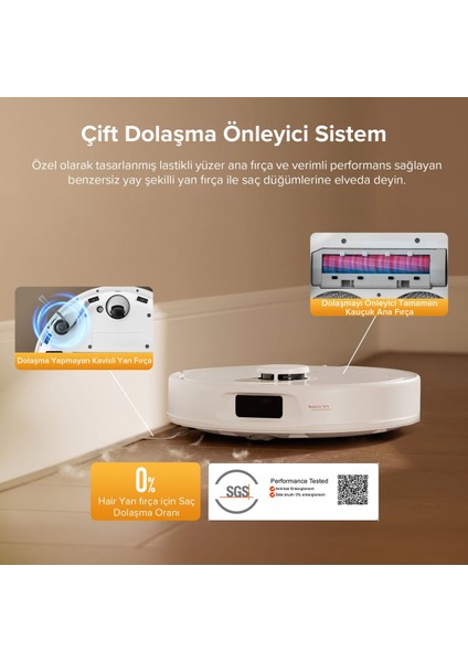 Qrevo L Akıllı Robot Süpürge Beyaz