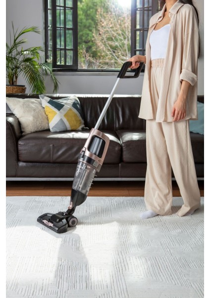 ET11200 Süpürgeç E-Max Rose Şarjlı Dik Süpürge