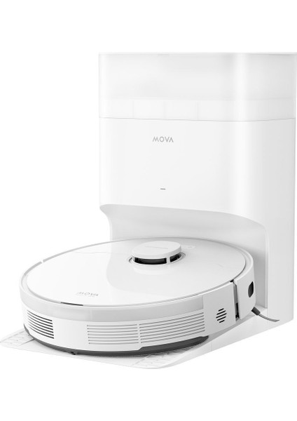 Mova S10 Plus Robot Süpürge, 7,000PA Vormax™ Emiş, Yükseltilebilir Tam Kauçuk Silindirik Fırça