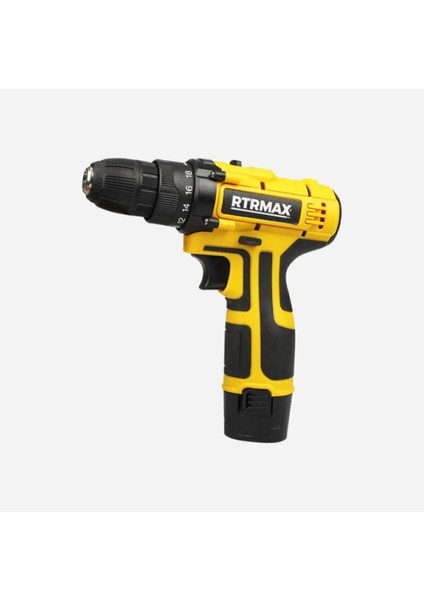 Darbesiz RTM332 Şarjlı Matkap Lı-On 12V/1,5A Çift Akü 2yıl Garanti 2 Kablosuz 0 - 250 Watt Anah