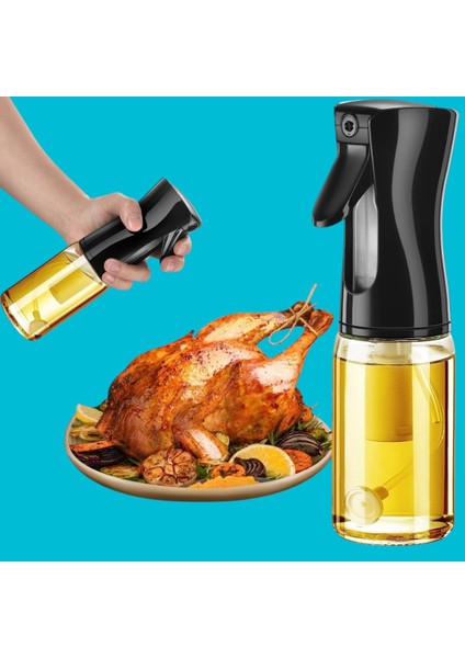 Pratikaı Çok Amaçlı Cam Şişe Püskürtmeli Dağıtıcı | Yağdanlık, Limonluk, Sirke & Sosluk