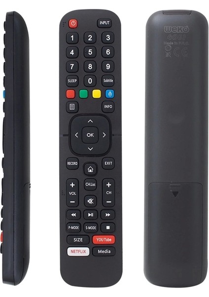Strong Smart Netflıx-Youtube-Medıa Tuşlu LCD LED Tv Kumanda (5047)