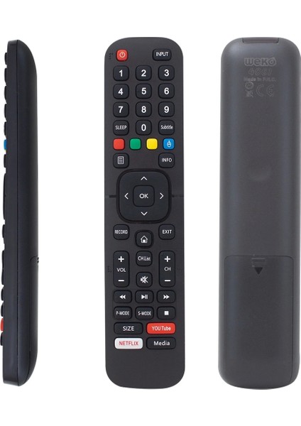 Strong Smart Netflıx-Youtube-Medıa Tuşlu LCD LED Tv Kumanda (5047)