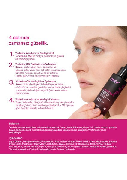 Viniferine Onarıcı ve Aydınlatıcı Serum