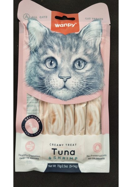 Ton ve Karidesli Likit Kedi Ödülü 4x14gr
