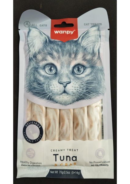 Ton ve Yengeç Likit Kedi Ödülü 5x14gr