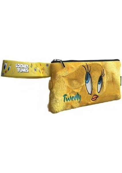 Tmn 607376 Looney Tunes Tweety Tek Bölmeli Kalem (El) Çantası 3008 Sarı