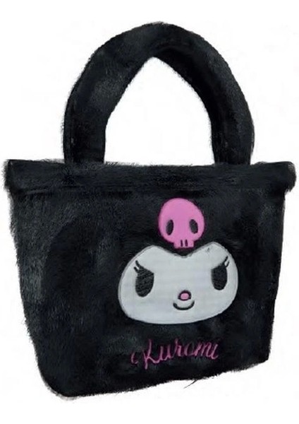 Tmn 607390 Kuromi 3021 Peluş El Çantası Siyah