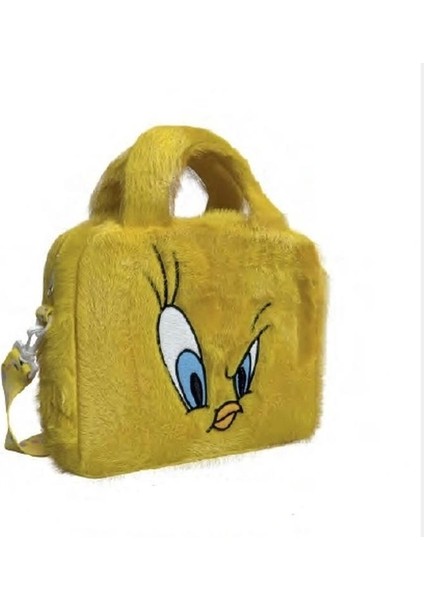 Tmn 607386 Looney Tunes Tweety 3017 Peluş El Ve Omuz Çantası Sarı
