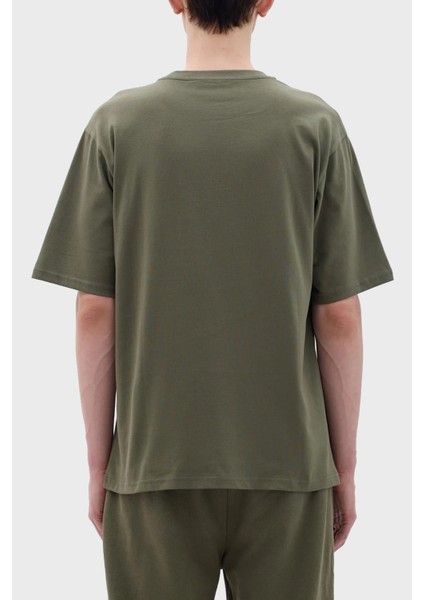 Pamuklu Oversize Bisiklet Yaka T Shirt Erkek T Shirt B23FWCLAMUTS modelleri