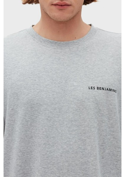 Oversize Bisiklet Yaka % 100 Pamuk T Shirt Erkek T Shirt LB21SSCORMUOT fırsatları