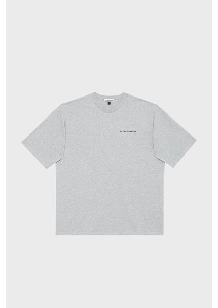 Oversize Bisiklet Yaka % 100 Pamuk T Shirt Erkek T Shirt LB21SSCORMUOT indirimleri