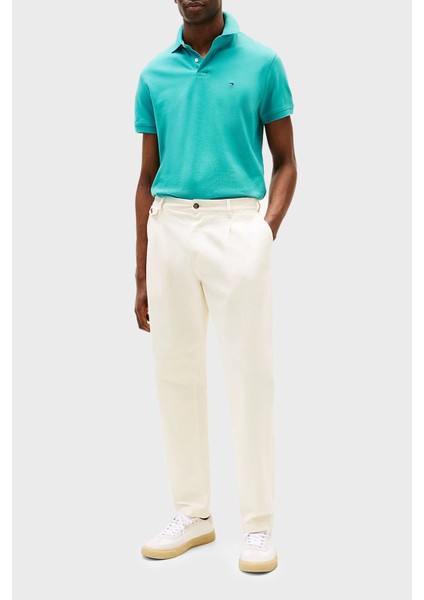 Streç Pamuklu Slim Fit Düğmeli Polo Yaka T Shirt Erkek Polo Yaka T Shirt MW0MW17770 M0C fiyatları