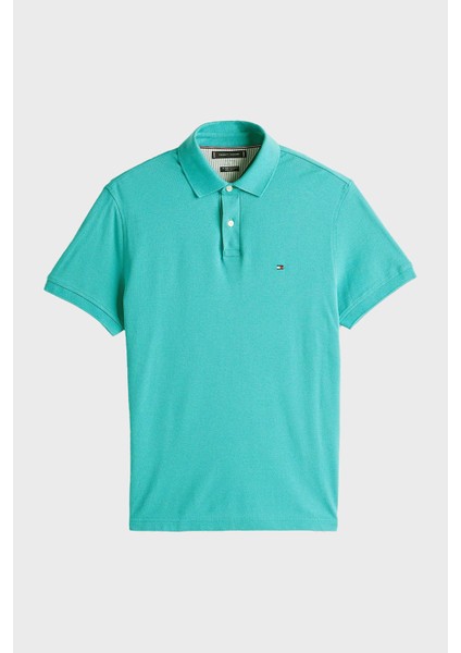 Streç Pamuklu Slim Fit Düğmeli Polo Yaka T Shirt Erkek Polo Yaka T Shirt MW0MW17770 M0C indirimleri