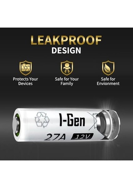 27A Pil 10'lu Paket 12V MN27 Pil (27A / A27 / L828)