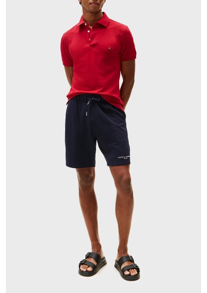 Streç Pamuklu Slim Fit Düğmeli Polo Yaka T Shirt Erkek Polo Yaka T Shirt MW0MW17771 Xld fiyatları