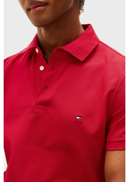 Streç Pamuklu Slim Fit Düğmeli Polo Yaka T Shirt Erkek Polo Yaka T Shirt MW0MW17771 Xld fırsatları