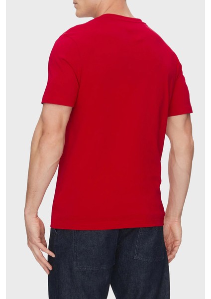 % 100 Pamuk Regular Fit Bisiklet Yaka Logolu T Shirt Erkek T Shirt MW0MW38621 Xld
