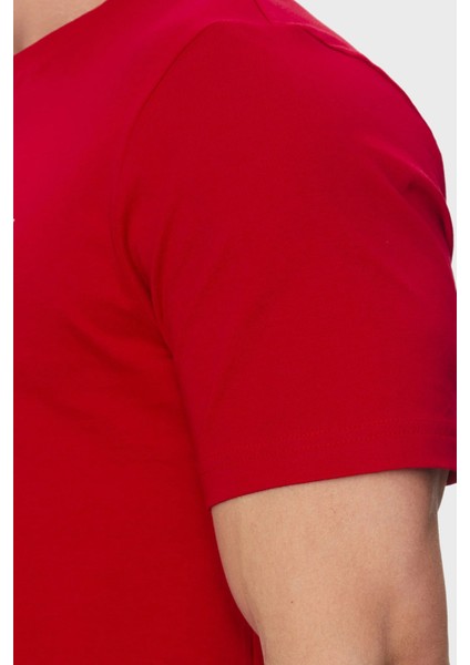 % 100 Pamuk Regular Fit Bisiklet Yaka Logolu T Shirt Erkek T Shirt MW0MW38621 Xld