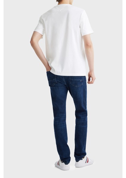 Pamuk Regular Fit Kabartma Logolu T Shirt Erkek T Shirt MW0MW39168 Ybr