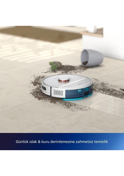 XU3000/02 Beyaz Robot Süpürge