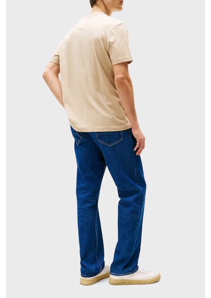 Pamuk Regular Fit Bisiklet Yaka Logolu T Shirt Erkek T Shirt MW0MW38621 Rbt modelleri