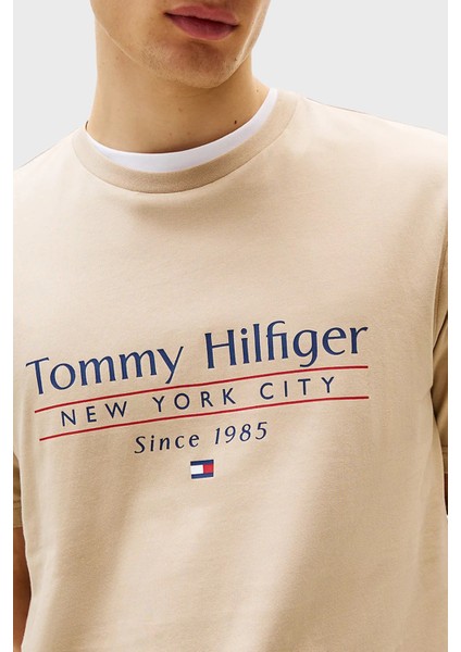 Pamuk Regular Fit Bisiklet Yaka Logolu T Shirt Erkek T Shirt MW0MW38621 Rbt fırsatları