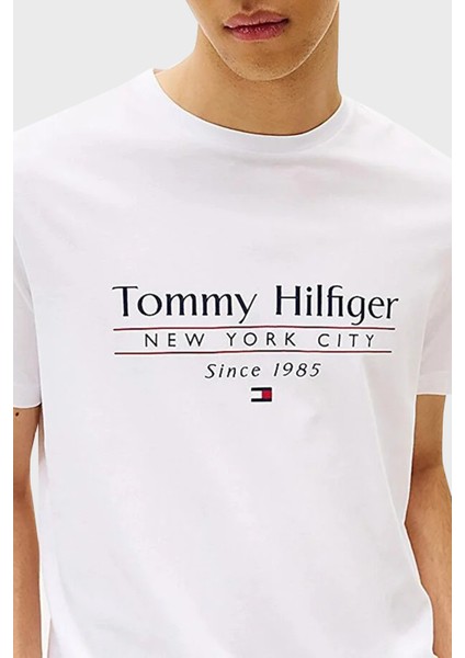 % 100 Pamuk Regular Fit Bisiklet Yaka Logolu T Shirt Erkek T Shirt MW0MW38621 Ybr fırsatları