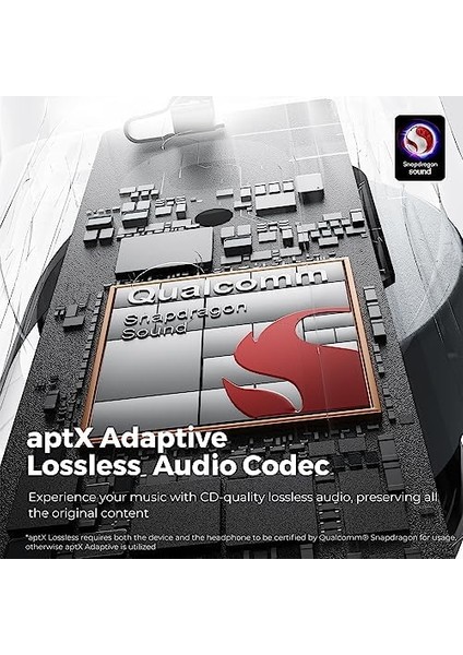 Air4 Qualcomm QCC3070 Uyarlanabilir Aktif Gürültü Engelleme Aptx Kayıpsız 5.3 Bluetooth Kulak Içi Kulaklık - Siyah