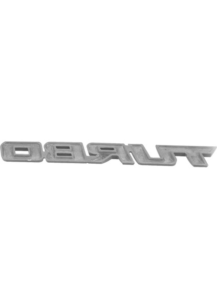 Turbo Evrensel Araba Motosiklet Oto 3D Metal Amblem Rozet Çıkartması Etiket, Gümüş (Yurt Dışından) fiyatları