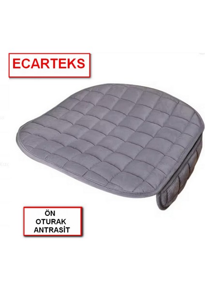 Land Rover Vogue Ecarteks Soft Ortopedik Cepli Oto Kılıf- Minder Seti (3 Parça) Antrasit