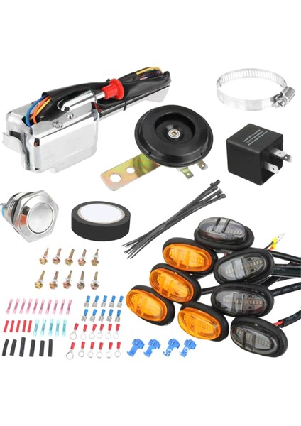 Evrensel Utv 4x4 Dönüş Sinyali Kornası Sokak Yasal Kiti Dönüş Sinyali Kornası Dönüşüm Kiti Polaris Ranger, Genel, Rzr (Yurt Dışından)
