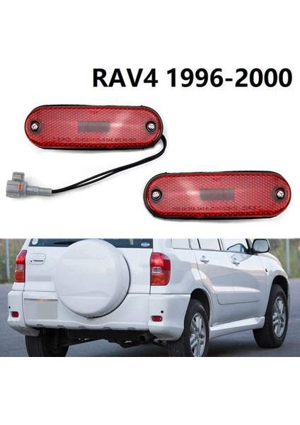 Toyota Rav4 1996-2000 Için Sol ve Sağ Arka Tampon Alt Stop Lambası Fren Stop Lambası 81750-42010 81760-42010 (Yurt Dışından)