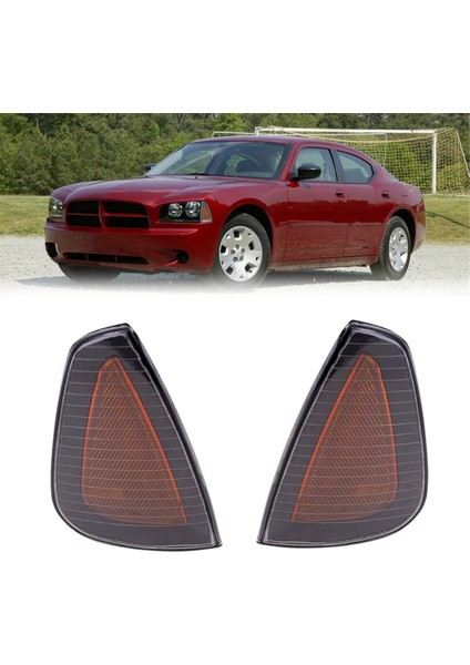 Far Köşe Lambaları Ampulsüz Dönüş Sinyal Lambaları Otomotiv Dodge Challenger Charger 06-10 4806219AD 4806218AD (Yurt Dışından)