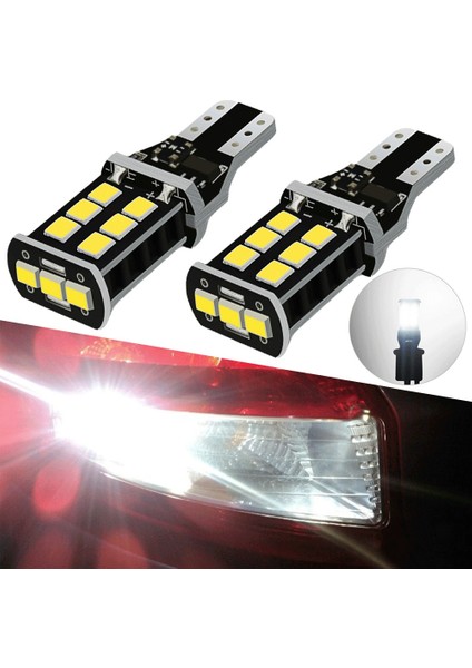 Araba Yedekleme Ters Işık 912 921 T15 W16W Için Süper Parlak Beyaz Canbus LED Ampul (Yurt Dışından) fiyatları