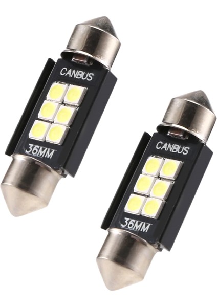 Son Derece Parlak 400 Lümen 3020 Yonga Seti Canbus Hatasız LED Ampuller Iç Araç Aydınlatmaları Plaka Kubbe Harita Kapı Nezaket 36MM Çelenk DE3175 6428 Xenon Beyaz (Yurt Dışından)