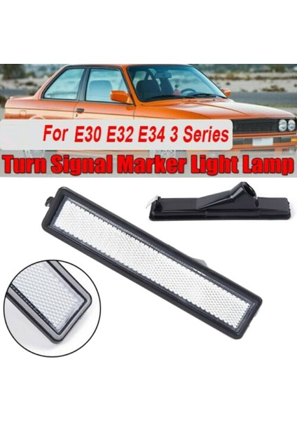 Araba Dönüş Sinyali Işığı Tampon Yan Işaret Işığı-Bmw E30 E32 E34 3 Serisi (Yurt Dışından)